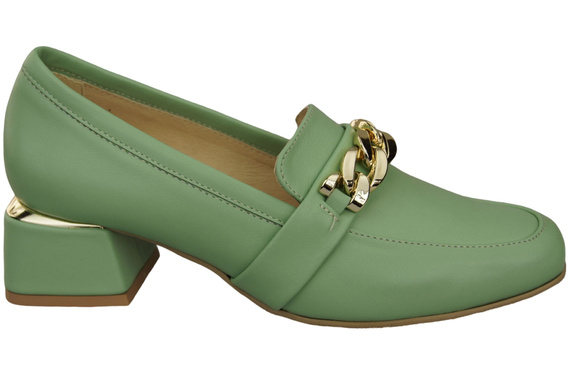 Dámská obuv Mint with Embellished Chain Moccasin pumps Přírodní kůže 193 ElitaBut