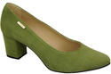 Dámská obuv Pistachio Natural Leather Suede pumps 106 ElitaBut