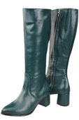 Dámské kozačky Classic z přírodní kůže Malachite 175 ElitaBut