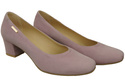 Pohodlná dámská obuv Bright Lilac Suede Natural Leather 172 Od ElitaBut