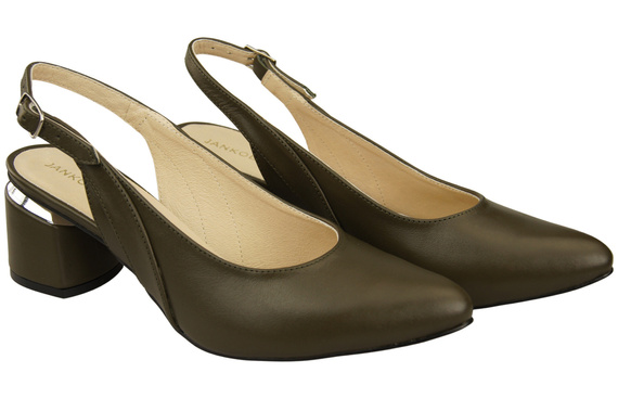Dámská obuv Olive Leather Sandals 196 ElitaBut