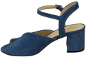Dámská obuv Sandály Modrá semišová kůže 185 ElitaBut