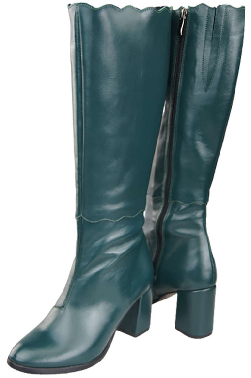 Dámské kozačky Malachite Classic z přírodní kůže 176 ElitaBut