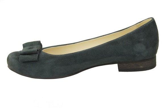 Dámská obuv Balerina Dámské boty Graphite leather Suede 126 ElitaBut