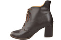 Obuv Dámské boty Chocolate Lace-up Winter Natural Leather 174 Z ElitaBut