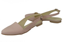 Dámská obuv Sandály Powder Pink Natural Leather 996 ElitaBut