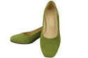 Pohodlná dámská obuv Pistachio Natural Leather Suede 172 Od ElitaBut