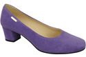 Pohodlná dámská obuv Fialová semišová přírodní kůže 172 od ElitaBut
