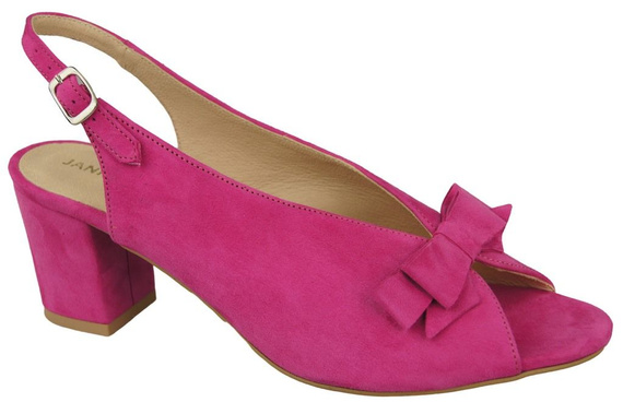 Dámská obuv Sandály Fuchsiová přírodní kůže Semiš 148 ElitaBut