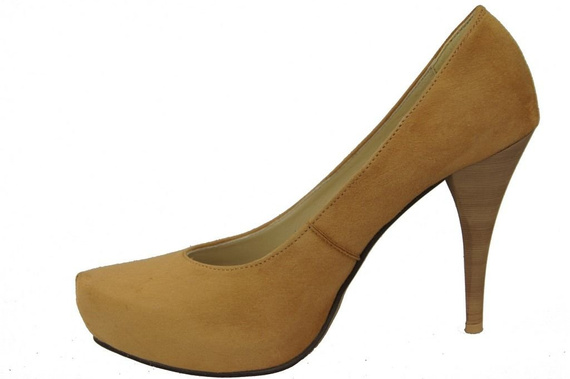 Dámská obuv Červená semišová přírodní kůže 644 ElitaBut