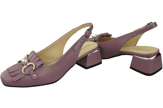 Dámská obuv Lila Sandály zdobené třásněmi Přírodní kůže 208 ElitaBut