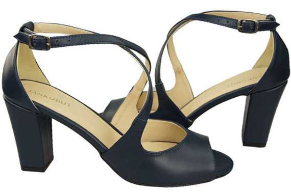 Dámská obuv Sandály Navy blue Přírodní kůže 186 ElitaBut