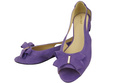 Obuv Dámské sandály Fialové přírodní semišové kůže 994 Z Kombinace stylu a pohodlí ElitaBut