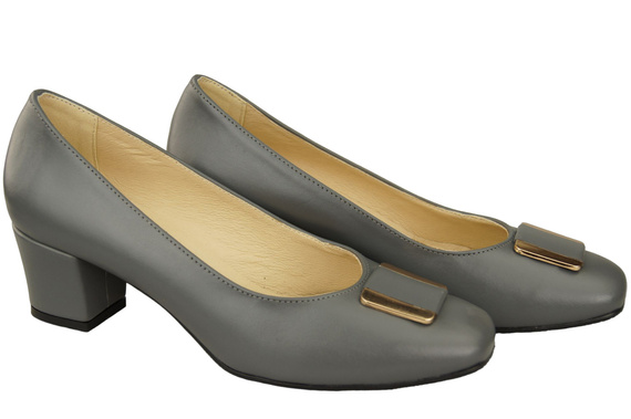 Dámská obuv Dámské lodičky Přírodní kůže 187 Ash ElitaBut