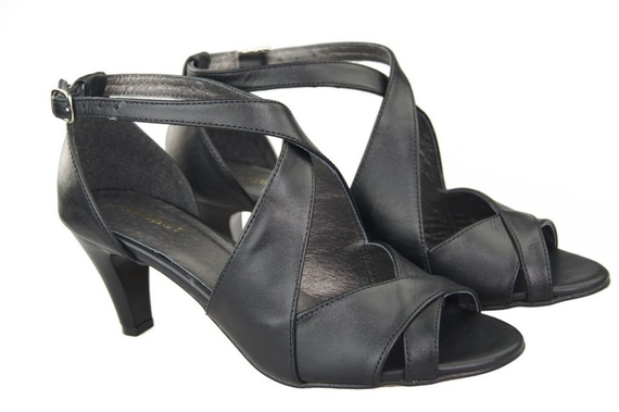 Dámská obuv Sandály Černá přírodní kůže 130 ElitaBut