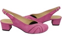 Dámské sandály z přírodní kůže Fuchsia 842 Z ElitaBut