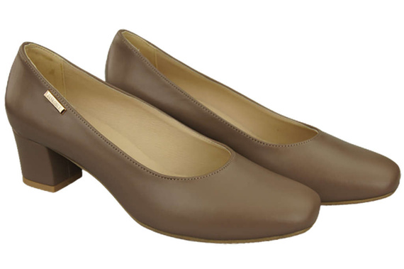 Dámská obuv Přírodní kůže 172 Cappuccino ElitaBut