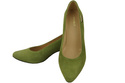 Dámská obuv Pistachio Natural Leather Suede pumps 106 ElitaBut
