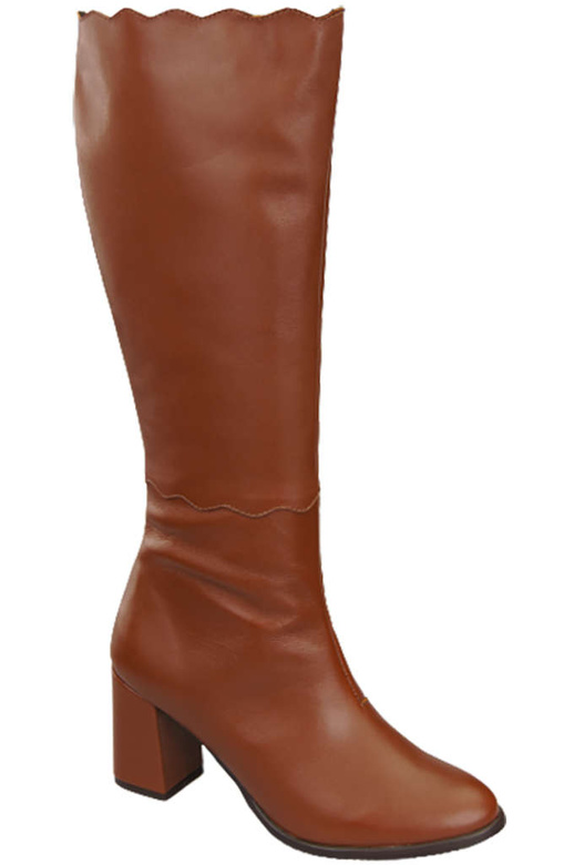 Dámské boty Brown Classic přírodní kůže 176 ElitaBut