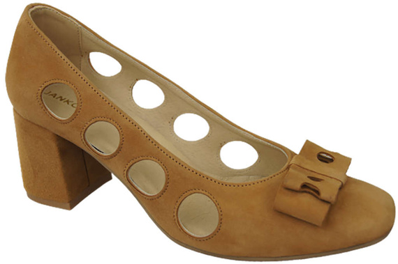 Dámská obuv Červené semišové lodičky 182 ElitaBut