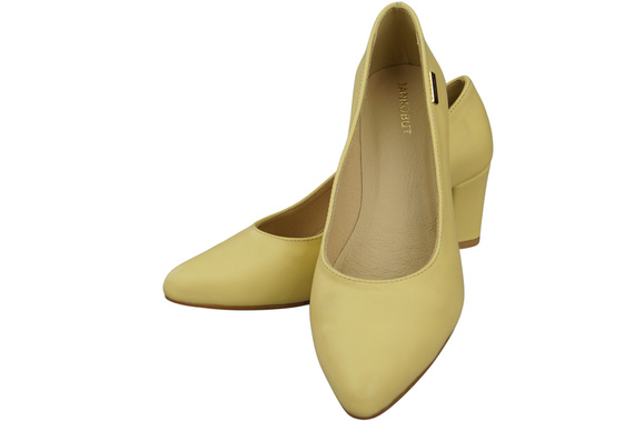 Klasické hladké boty Dámské lodičky Banana Natural Leather 213 ElitaBut