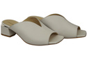 Dámská obuv Žabky na podpatku White Natural Leather 210 ElitaBut