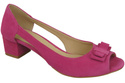 Dámské sandály Fuchsia Natural Suede Leather 145 Z ElitaBut
