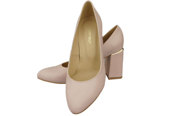 Dámská obuv Powder Pink Natural Leather 179 ElitaBut