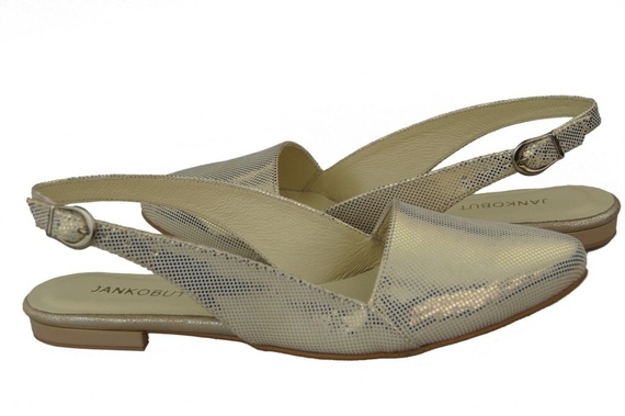 Dámská obuv Sandály Zlatá přírodní kůže 996 ElitaBut