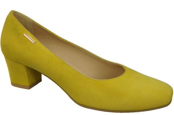 Pohodlné dámské boty Lemon Leather Suede pumps 172 od ElitaBut