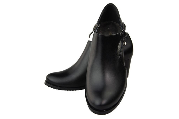 Dámské boty z přírodní kůže Black 109 ElitaBut