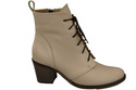 Dámské boty Cappuccino Bright lace-up Zimní přírodní kůže 188 Od ElitaBut