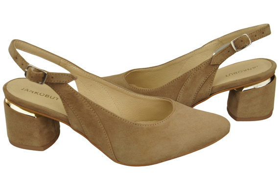 Dámské sandály z přírodní semišové kůže Olive Elegance and Comfort 196 od ElitaBut