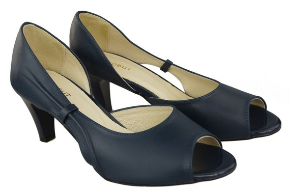 Dámská obuv Sandály Navy Blue Natural Leather 566 ElitaBut