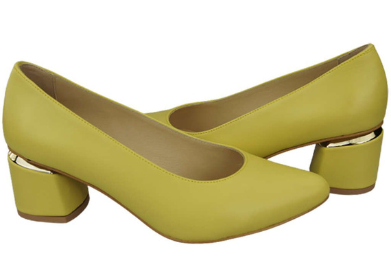 Dámské lodičky Lemon z přírodní kůže 143 ElitaBut