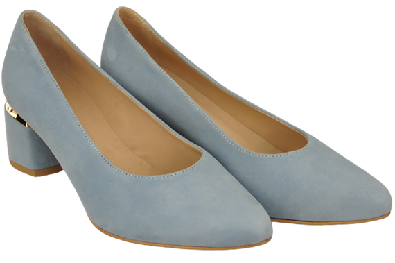 Dámská obuv Blue Suede Natural Leather 143 Z ElitaBut