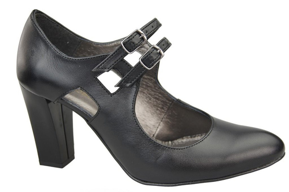 Dámská obuv Black Natural Leather 105 ElitaBut