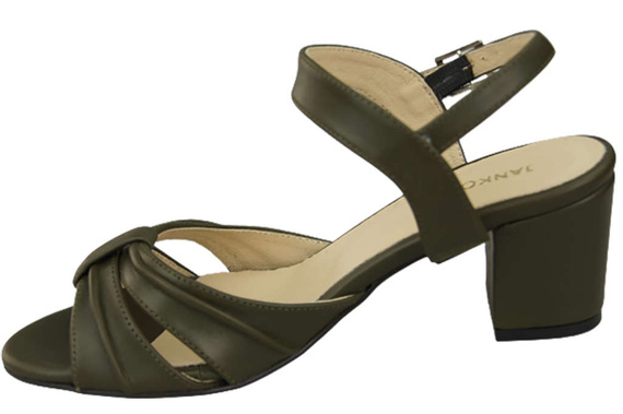 Dámská obuv Olive Leather Sandals 168 ElitaBut