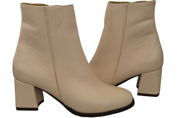 Dámské boty Powder pink for Zimní přírodní kůže 214 Z ElitaBut