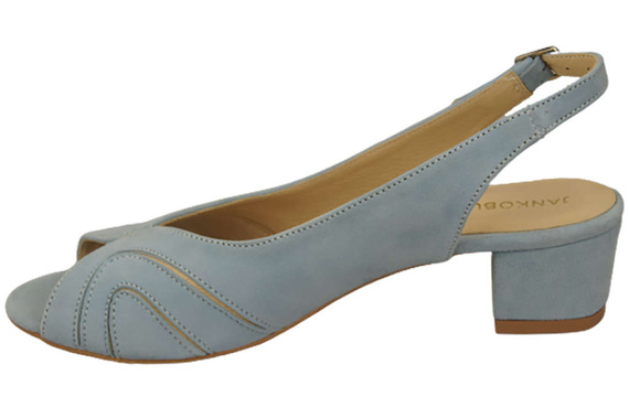 Dámská obuv Sandály semišové kožené Bright Blue 991 ElitaBut