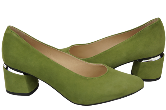 Dámská obuv Pistachio Natural Suede Leather 143 Z ElitaBut