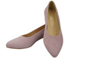 Pohodlná dámská obuv Bright Lilac Natural Suede Leather 220 od ElitaBut