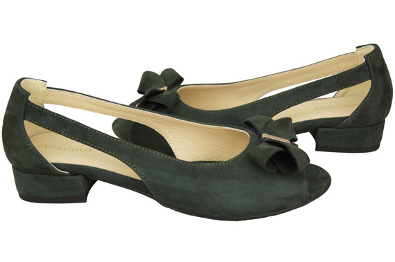 Dámské sandály Graphite Natural Suede Leather 994 Z Kombinace stylu a pohodlí ElitaBut