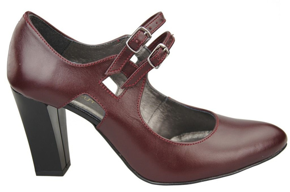 Dámská obuv Maroon Natural Leather 105 ElitaBut