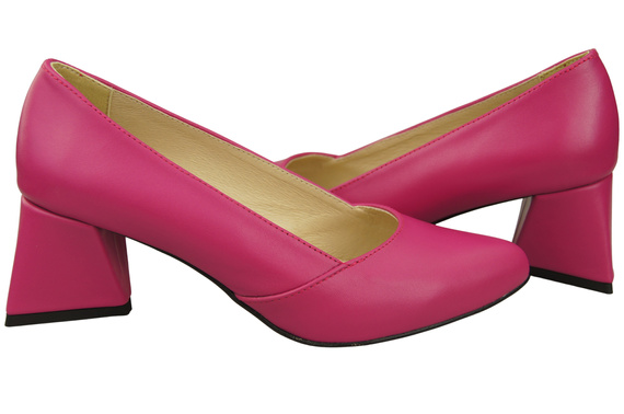 Dámské Lodičky Purpurový Pravá Kůže Špičatá Špička Podpatek ElitaBut 221