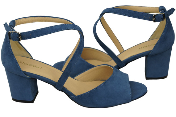 Dámská obuv Sandály Modrá přírodní kůže 111 ElitaBut