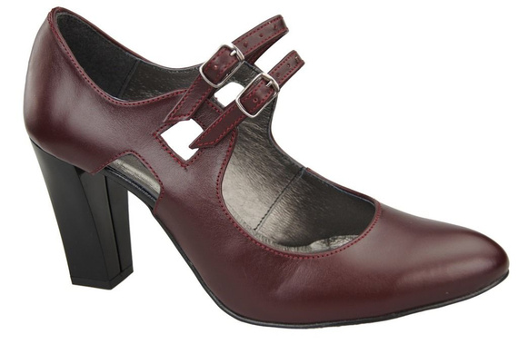 Dámská obuv Maroon Natural Leather 105 ElitaBut