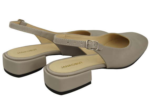 Dámská obuv Sandály Bright Ash Flat Heel Natural Leather 206 ElitaBut