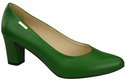 Klasická hladká dámská obuv Obuv v zelené přírodní kůži 213 ElitaBut