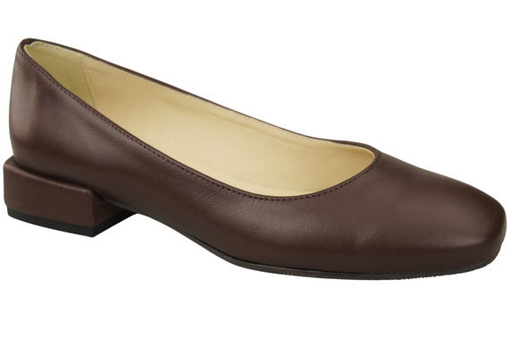 Pohodlné dámské boty Chocolate Flat Leather 204 ElitaBut